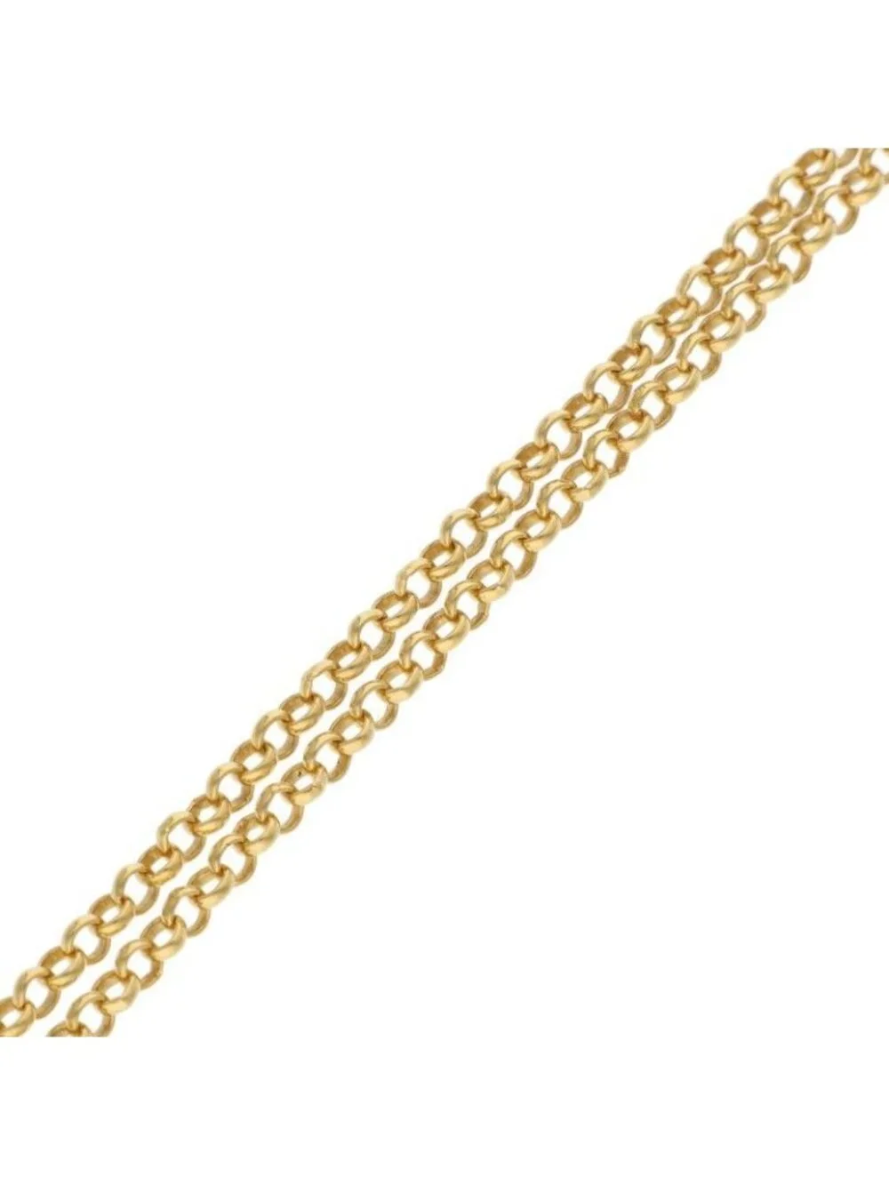 Chrome Hearts 22k Neckchain Roll Chain Gold Necklace